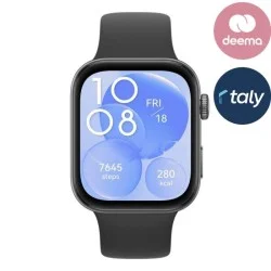 Huawei Watch Fit 3 Aluminum body Silicone Strap - Black